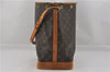 Authentic Louis Vuitton Monogram Noe Shoulder Drawstring Bag M42224 LV 0905G