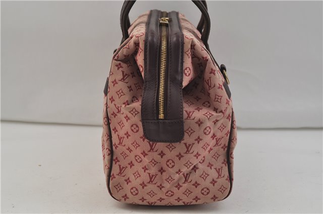 Authentic Louis Vuitton Monogram Mini Josephine GM Hand Bag Pink M92213 LV 0906E