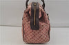 Authentic Louis Vuitton Monogram Mini Josephine GM Hand Bag Pink M92213 LV 0906E