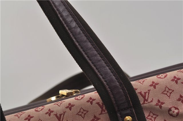 Authentic Louis Vuitton Monogram Mini Josephine GM Hand Bag Pink M92213 LV 0906E