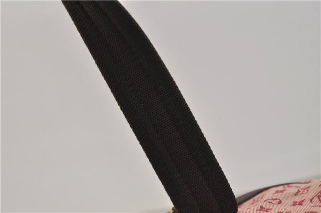 Authentic Louis Vuitton Monogram Mini Josephine GM Hand Bag Pink M92213 LV 0906E