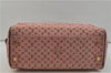 Authentic Louis Vuitton Monogram Mini Josephine GM Hand Bag Pink M92213 LV 0906E