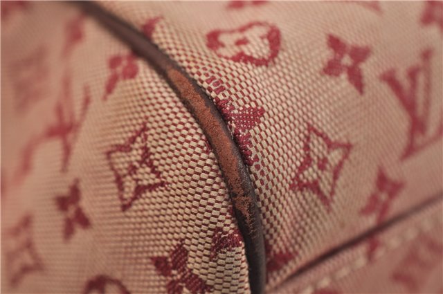 Authentic Louis Vuitton Monogram Mini Josephine GM Hand Bag Pink M92213 LV 0906E