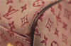 Authentic Louis Vuitton Monogram Mini Josephine GM Hand Bag Pink M92213 LV 0906E