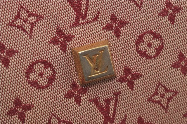 Authentic Louis Vuitton Monogram Mini Josephine GM Hand Bag Pink M92213 LV 0906E