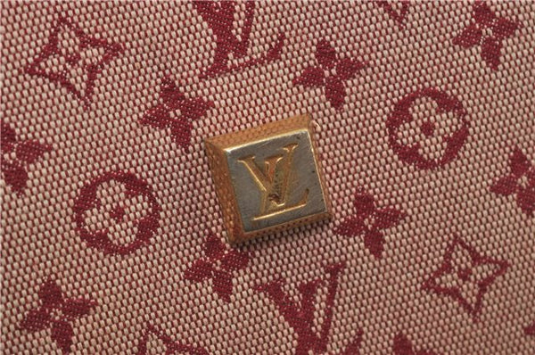 Authentic Louis Vuitton Monogram Mini Josephine GM Hand Bag Pink M92213 LV 0906E