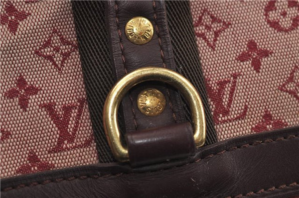 Authentic Louis Vuitton Monogram Mini Josephine GM Hand Bag Pink M92213 LV 0906E