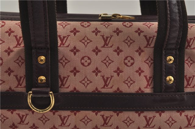 Authentic Louis Vuitton Monogram Mini Josephine GM Hand Bag Pink M92213 LV 0906E