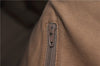 Authentic GUCCI Web Sherry Line Shoulder Tote Bag GG PVC Leather Brown 0906G