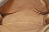 Authentic GUCCI Web Sherry Line Shoulder Tote Bag GG PVC Leather Brown 0906G