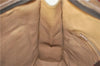 Authentic GUCCI Web Sherry Line Shoulder Tote Bag GG PVC Leather Brown 0906G
