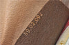 Authentic GUCCI Web Sherry Line Shoulder Tote Bag GG PVC Leather Brown 0906G