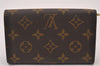 Auth Louis Vuitton Monogram Porte Monnaie Billets Tresor Wallet M61730 LV 0906I