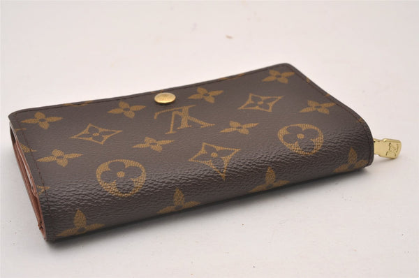 Auth Louis Vuitton Monogram Porte Monnaie Billets Tresor Wallet M61730 LV 0906I