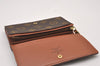 Auth Louis Vuitton Monogram Porte Monnaie Billets Tresor Wallet M61730 LV 0906I