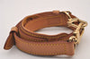 Authentic Louis Vuitton Leather Shoulder Strap Beige 35.8-42.5" LV 0907I