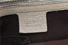 Authentic GUCCI Charmy Shoulder Tote Bag GG Canvas Leather 153361 Brown 0908G
