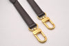 Authentic Louis Vuitton Leather Shoulder Strap Brown 41.3-46.1" LV 0908I