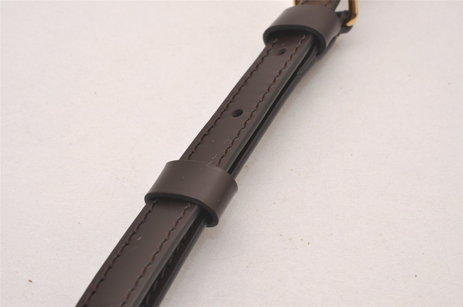 Authentic Louis Vuitton Leather Shoulder Strap Brown 41.3-46.1