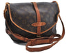 Auth Louis Vuitton Monogram Saumur 30 Shoulder Cross Body Bag M42256 LV 0909D