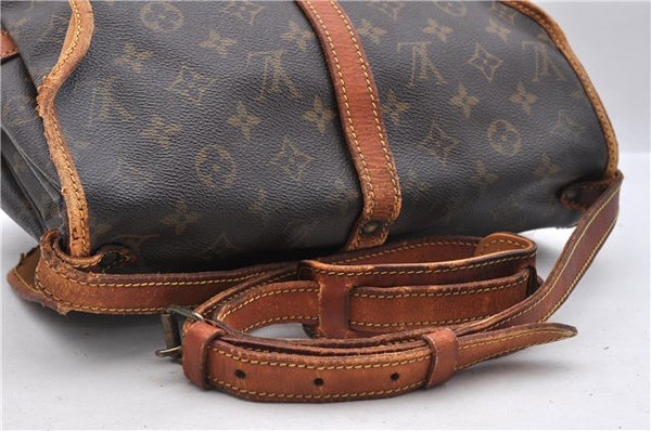 Auth Louis Vuitton Monogram Saumur 30 Shoulder Cross Body Bag M42256 LV 0909D