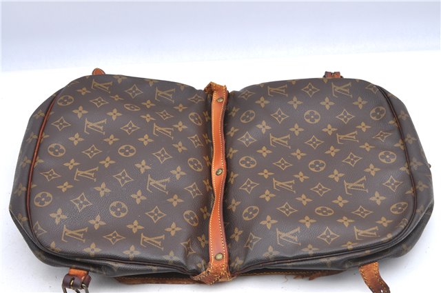 Auth Louis Vuitton Monogram Saumur 30 Shoulder Cross Body Bag M42256 LV 0909D