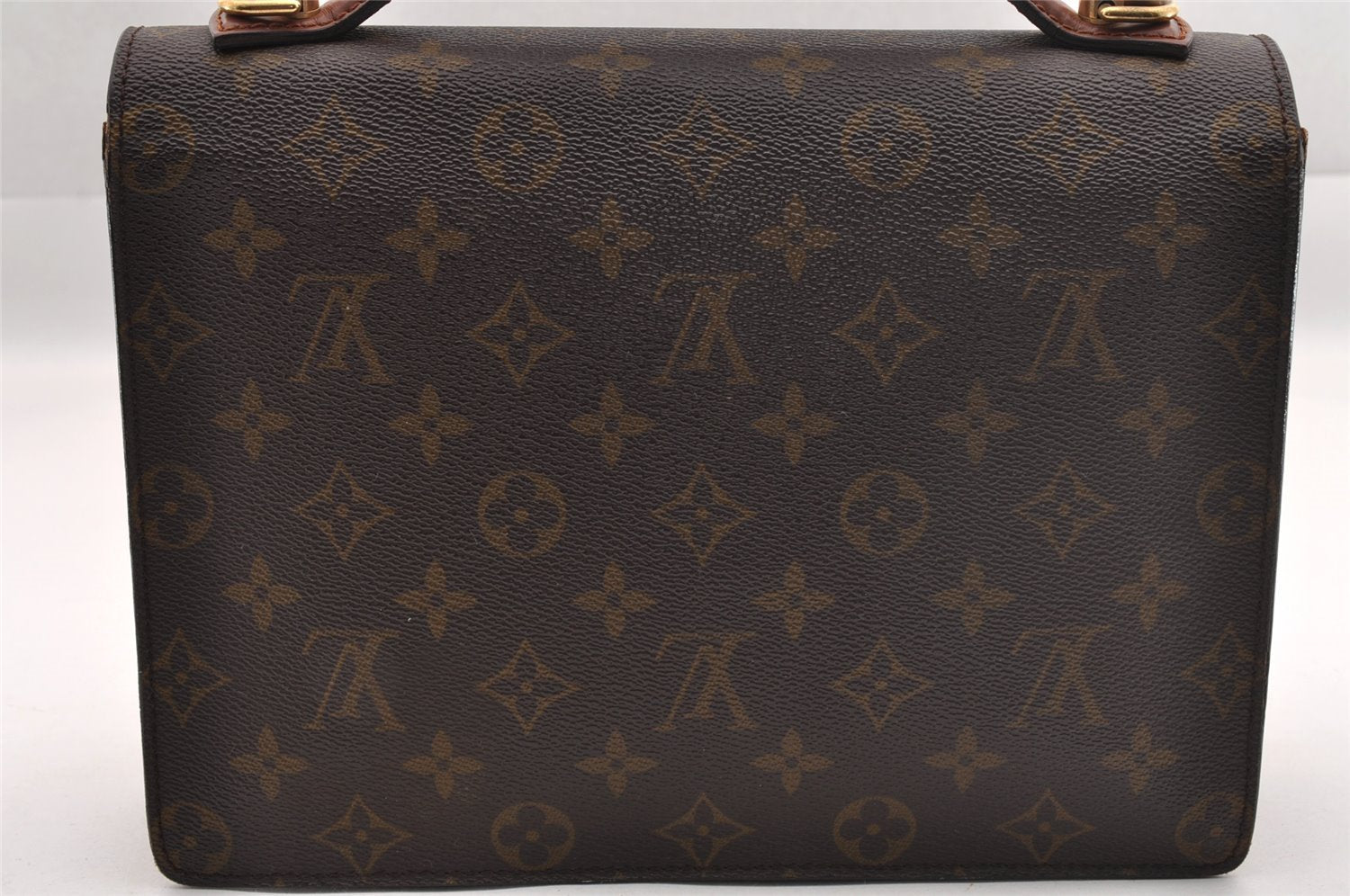 Authentic Louis Vuitton Monogram Monceau 2Way Shoulder Hand Bag M51187 LV 0909I