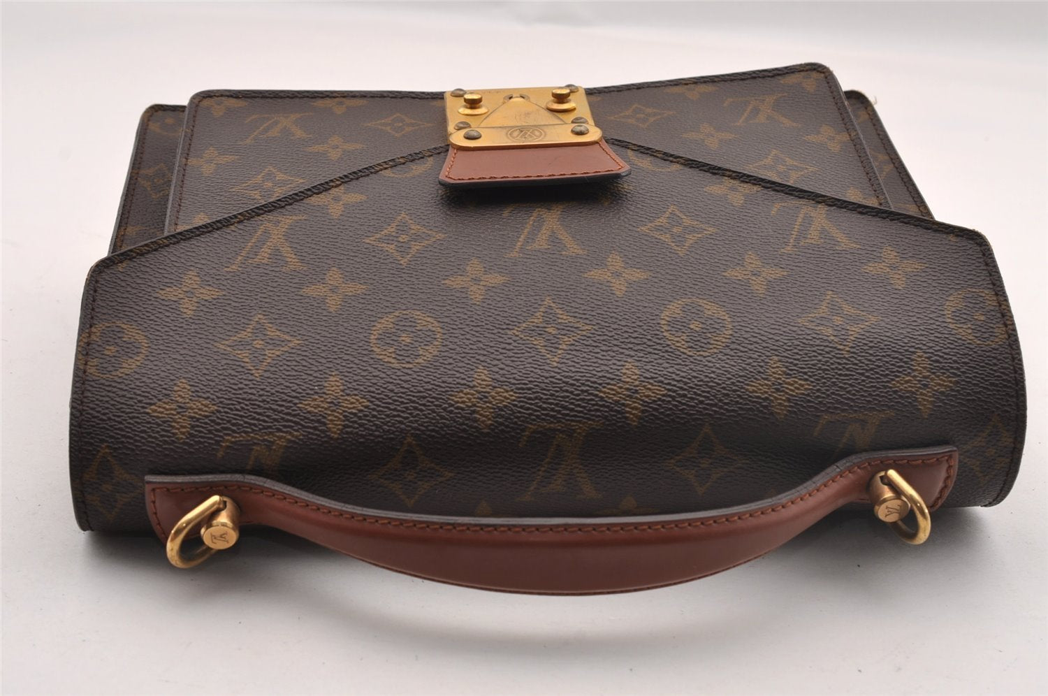 Authentic Louis Vuitton Monogram Monceau 2Way Shoulder Hand Bag M51187 LV 0909I