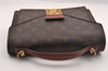 Authentic Louis Vuitton Monogram Monceau 2Way Shoulder Hand Bag M51187 LV 0909I