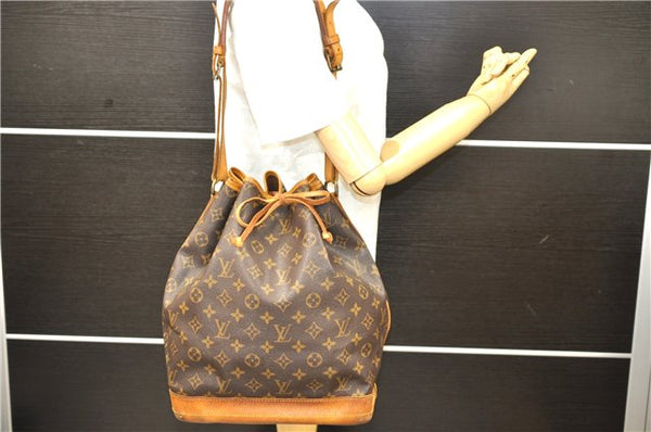 Authentic Louis Vuitton Monogram Noe Shoulder Bag M42224 LV 0910D