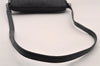 Authentic GIVENCHY Shoulder Cross Body Bag Purse Canvas Leather Black 0910I