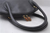 Authentic GUCCI Bamboo 2way Hand Shoulder Bag Leather Black 0912D