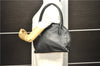 Authentic GUCCI Bamboo 2way Hand Shoulder Bag Leather Black 0912D