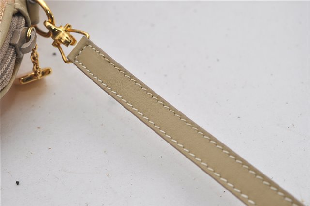 Authentic GUCCI Vintage 2Way Shoulder Clutch Bag GG Canvas Leather Pink 0912G