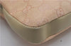 Authentic GUCCI Vintage 2Way Shoulder Clutch Bag GG Canvas Leather Pink 0912G