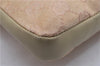 Authentic GUCCI Vintage 2Way Shoulder Clutch Bag GG Canvas Leather Pink 0912G
