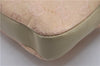 Authentic GUCCI Vintage 2Way Shoulder Clutch Bag GG Canvas Leather Pink 0912G
