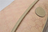 Authentic GUCCI Vintage 2Way Shoulder Clutch Bag GG Canvas Leather Pink 0912G