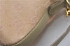 Authentic GUCCI Vintage 2Way Shoulder Clutch Bag GG Canvas Leather Pink 0912G