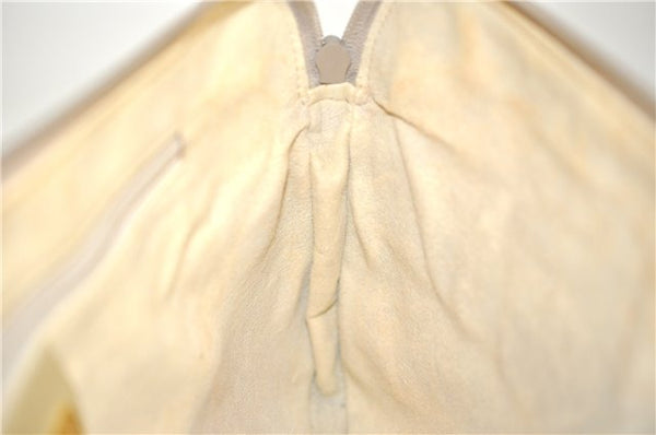 Authentic GUCCI Vintage 2Way Shoulder Clutch Bag GG Canvas Leather Pink 0912G