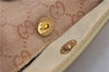 Authentic GUCCI Vintage 2Way Shoulder Clutch Bag GG Canvas Leather Pink 0912G