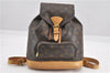 Authentic Louis Vuitton Monogram Montsouris MM Backpack M51136 LV 0913G