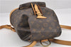 Authentic Louis Vuitton Monogram Montsouris MM Backpack M51136 LV 0913G