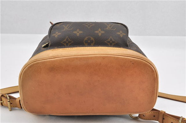 Authentic Louis Vuitton Monogram Montsouris MM Backpack M51136 LV 0913G