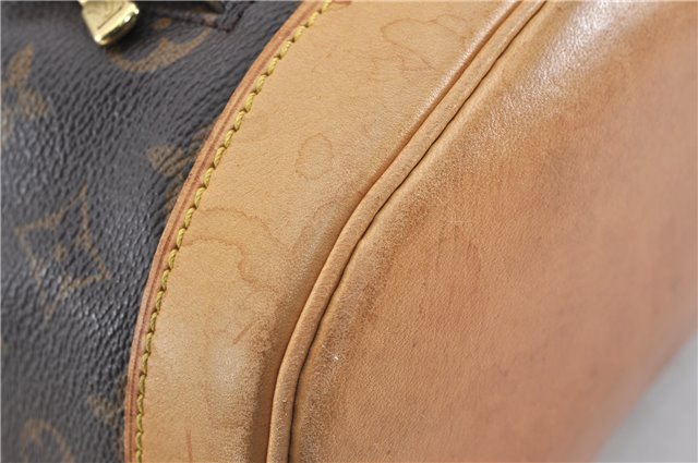 Authentic Louis Vuitton Monogram Montsouris MM Backpack M51136 LV 0913G