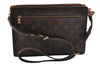 Authentic Louis Vuitton Monogram Enghien Shoulder Cross Bag M51205 LV 0913I