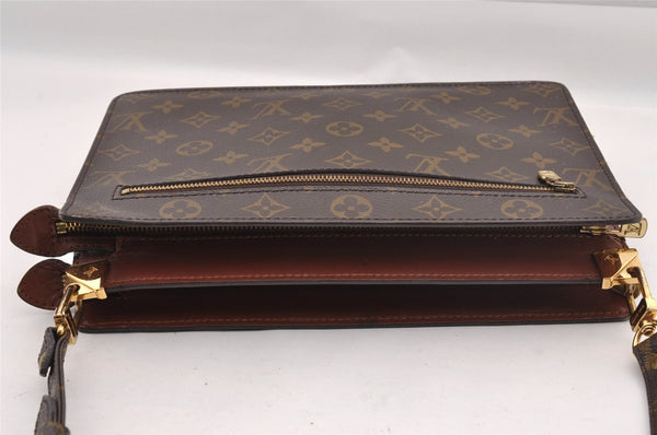 Authentic Louis Vuitton Monogram Enghien Shoulder Cross Bag M51205 LV 0913I
