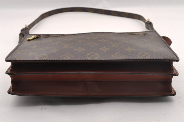 Authentic Louis Vuitton Monogram Enghien Shoulder Cross Bag M51205 LV 0913I