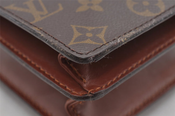 Authentic Louis Vuitton Monogram Enghien Shoulder Cross Bag M51205 LV 0913I