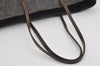 Authentic FENDI Vintage Zucca Shoulder Tote Bag PVC Enamel Brown 0914I